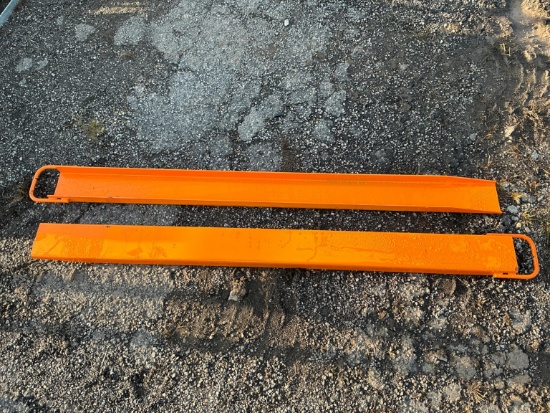 NEW WOLVERINE EX-66-78L 8FT. PALLET FORK EXTENSIONS SKID STEER ATTACHMENT