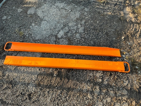 New Wolverine Ex-66-78l 8ft. Pallet Fork Extensions Skid Steer Attachment