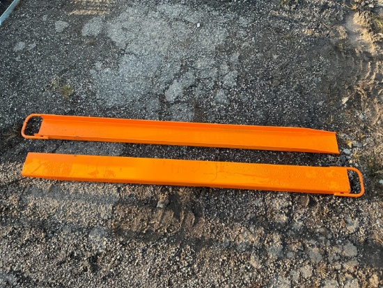 New Wolverine Ex-66-78l 8ft. Pallet Fork Extensions Skid Steer Attachment