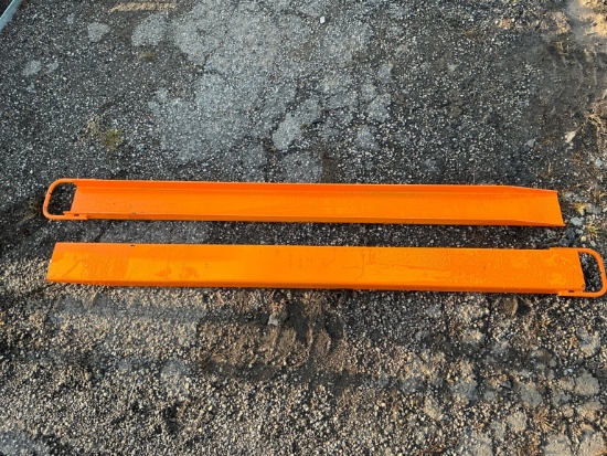 New Wolverine Ex-66-78l 8ft. Pallet Fork Extensions Skid Steer Attachment