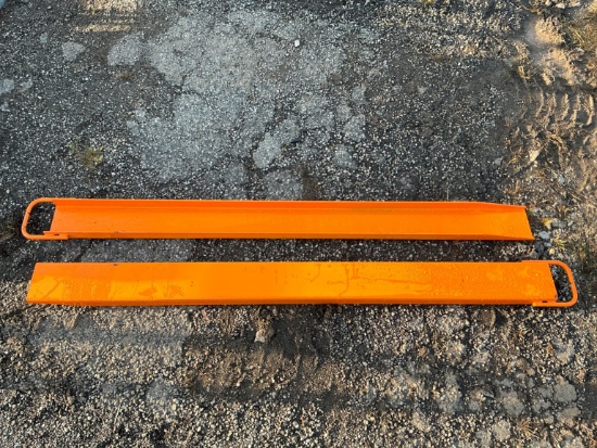 NEW WOLVERINE EX-66-78L 8FT. PALLET FORK EXTENSIONS SKID STEER ATTACHMENT