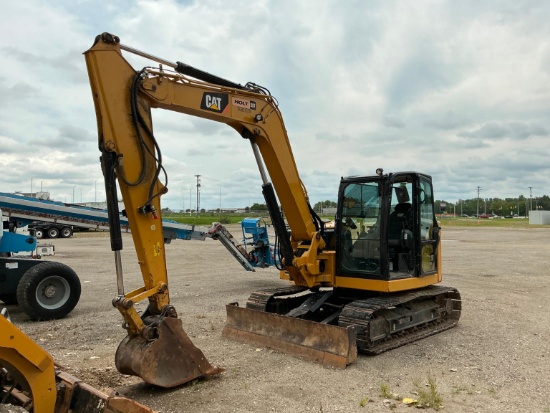 2019 CAT 308-07CR HYDRAULIC EXCAVATOR SN:GG801528 powered by Cat diesel engine, equipped with Cab