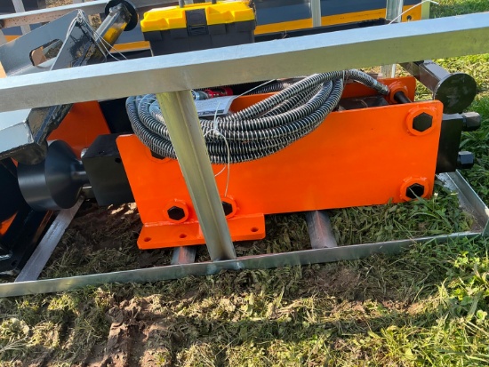 NEW WOLVERINE PD-12-08D POST DRIVER SKID STEER ATTACHMENT