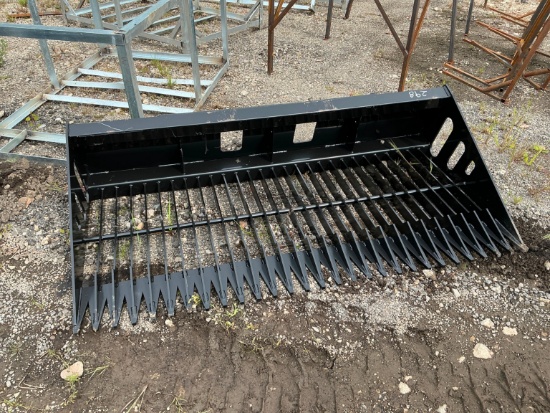 New Wolverine Sb78 Seive Shovel Skid Steer Attachment