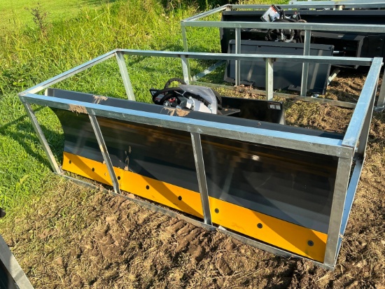 NEW WOLVERINE SWDB-11-84W 84IN. 6-WAY DOZER BLADE SKID STEER ATTACHMENT