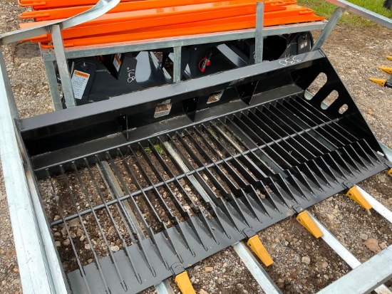 NEW RSB84 SLIDING LOADER ROCK SCREENING SHOVEL SKID STEER ATTACHMENT
