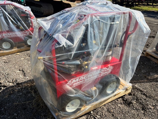 NEW EASY KLEEN MAGNUM GOLD PRESSURE WASHER powered by gas engine, equipped with 4000PSI, 12Volt,