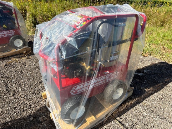NEW EASY KLEEN MAGNUM GOLD PRESSURE WASHER powered by gas engine, equipped with 4000PSI, 12Volt,