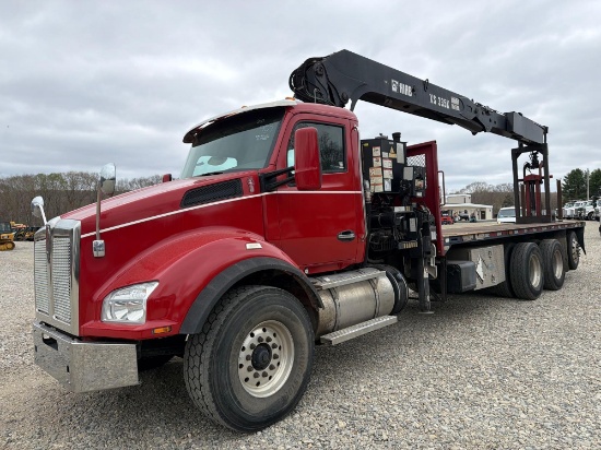 2017 KENWORTH T880 SHEET ROCK/BLOCK TRUCK VN:1NKZXPEX9HJ161582 powered by Paccar 12.9L diesel