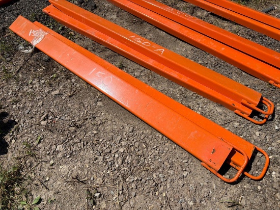 NEW WOLVERINE EX-66-84L 8FT. PALLET FORK EXTENSIONS SKID STEER ATTACHMENT