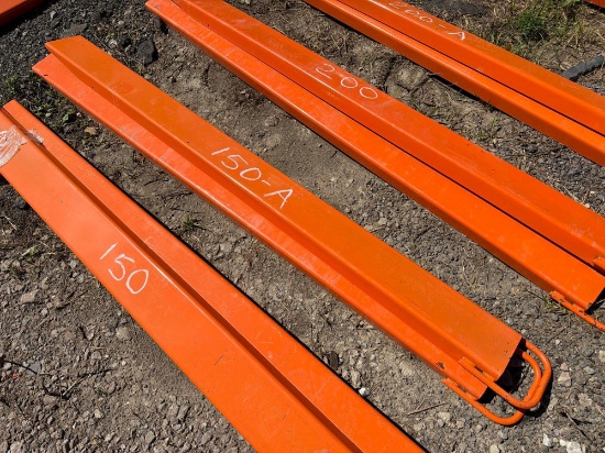 New Wolverine Ex-66-84l 8ft. Pallet Fork Extensions Skid Steer Attachment