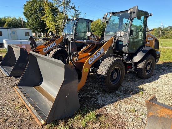 DEMO CASE 321G RUBBER TIRED LOADER powered by diesel engine, equipped with EROPS, air, heat, high