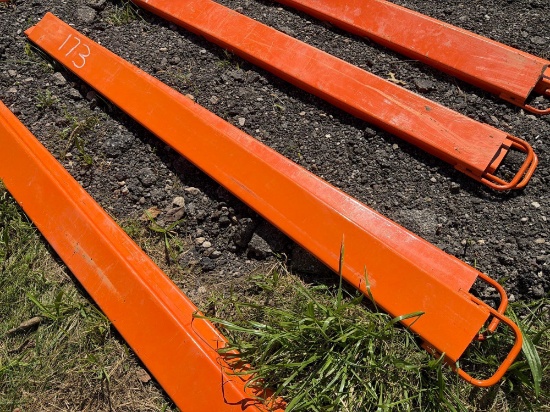New Wolverine Ex-66-78l 8ft. Pallet Fork Extensions Skid Steer Attachment
