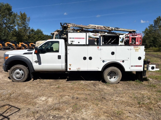 2015 FORD F550XL SERVICE TRUCK VN:1FDUF5HT5FED59220 4X4, powered by diesel engine, equipped with