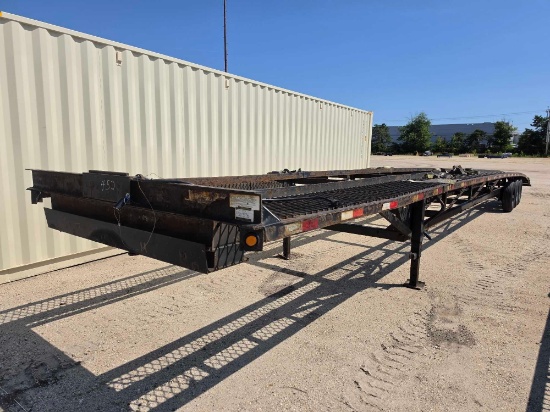 2019 KAUFMAN LOW PRO 3 CAR HAULER equipped with 50ft. Long deck, 12,000lb GVWR, electric brakes,