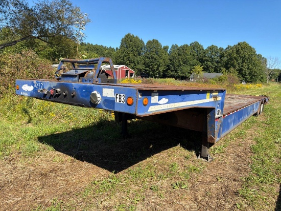 2008 LEDWELL LW48HT-10 EQUIPMENT TRAILER VN:33626 equipped with 48ft. x 102in., 10ft. mini deck,