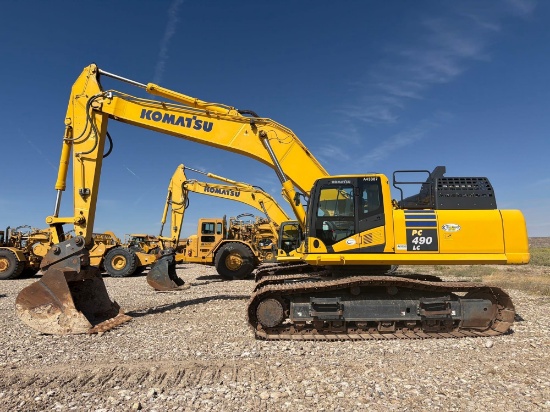 2023 KOMATSU PC490LC-11 HYDRAULIC EXCAVATOR SN:A43387 powered by Komatsu SAA6D125E-7 diesel engine,