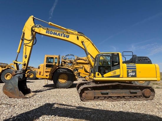 2017 KOMATSU PC360LC-11 HYDRAULIC EXCAVATOR SN:A36147 powered by Komatsu diesel engine, equipped