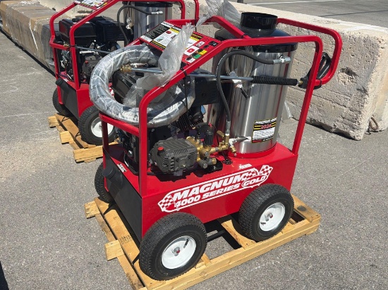 NEW EASY KLEEN MAGNUM GOLD PRESSURE WASHER powered by gas engine, equipped with 4000PSI, 12Volt,