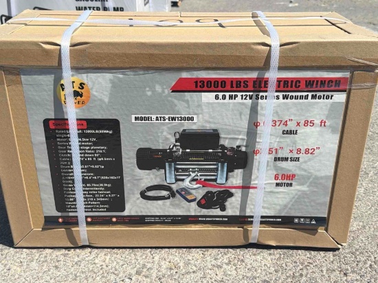 NEW ATS-EW13000 ELECTRIC WINCH NEW SUPPORT EQUIPMENT