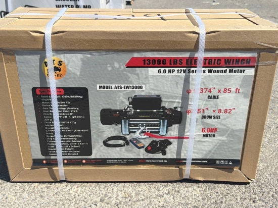 NEW ATS-EW13000 ELECTRIC WINCH NEW SUPPORT EQUIPMENT