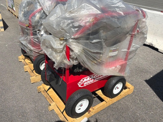 NEW EASY KLEEN MAGNUM GOLD PRESSURE WASHER powered by gas engine, equipped with 4000PSI, 12Volt,