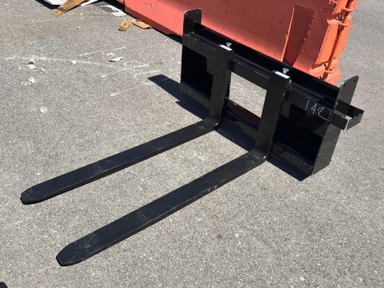 New Wolverine Fk-11-48w Pallet Forks Skid Steer Attachment