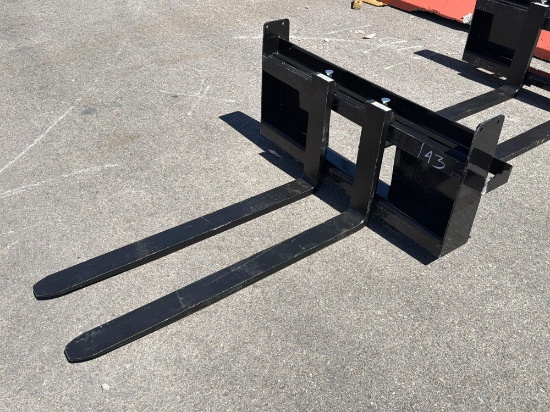 NEW WOLVERINE FK-11-48W PALLET FORKS SKID STEER ATTACHMENT