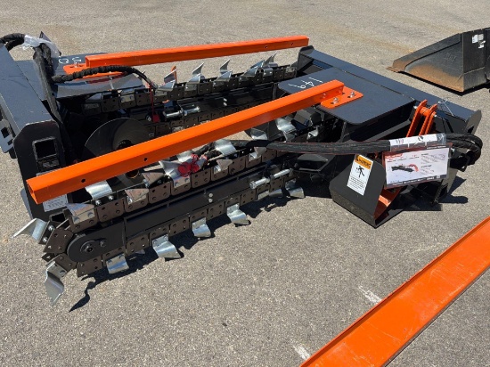 NEW WOLVERINE TCR-12-48H 48IN. TRENCHER SKID STEER ATTACHMENT