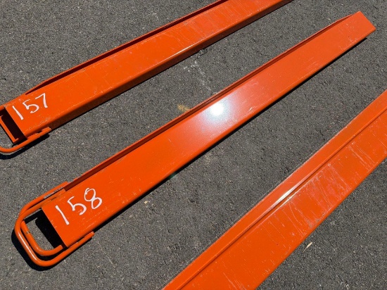 New Wolverine Ex-66-84l 8ft. Pallet Fork Extensions Skid Steer Attachment