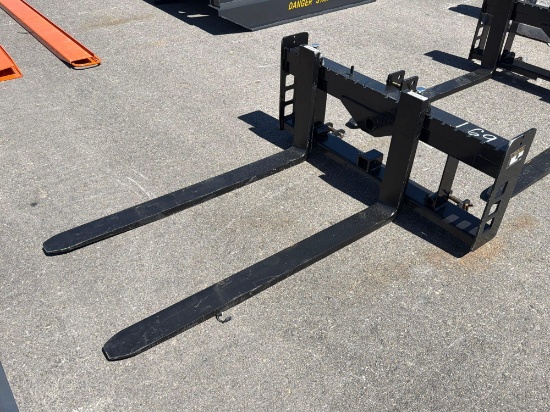 New Wolverine Thff46 Grass Forks Skid Steer Attachment