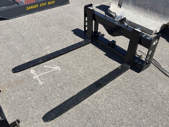 New Wolverine Thff46 Grass Forks Skid Steer Attachment