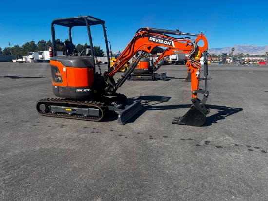 NEW UNUSED DEVELON DX35Z-7 HYDRAULIC EXCAVATOR powered by Develon diesel engine, 24.7hp, equipped