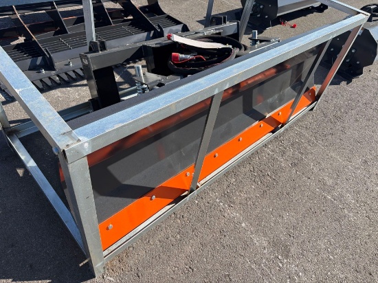 NEW WOLVERINE J-BM84 JD SNOW PUSHER SKID STEER ATTACHMENT