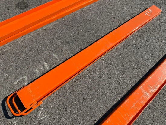 New Wolverine Ex-66-84l 8ft. Pallet Fork Extensions Skid Steer Attachment
