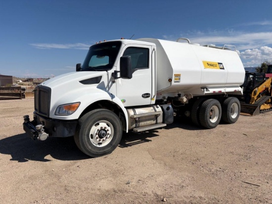 2024 KENWORTH T480 WATER TRUCK powered by Paccar PX9 diesel engine, equipped with Allison automatic