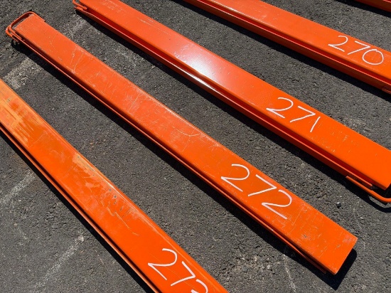 New Wolverine Ex-66-78l 8ft. Pallet Fork Extensions Skid Steer Attachment