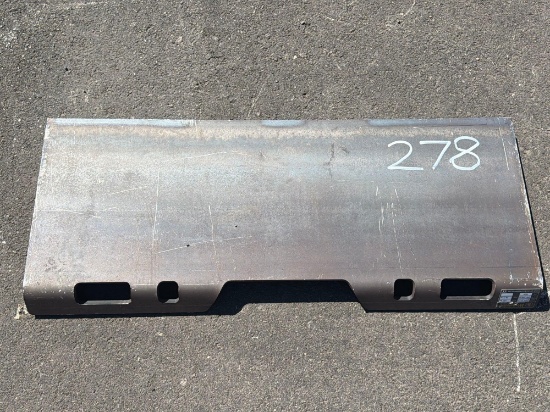 NEW WOLVERINE QMP2-16-12T 1/2IN. UNIVERSAL QUICK ATTACH MOUNT PLATE SKID STEER ATTACHMENT