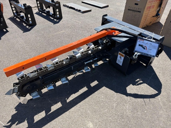NEW WOLVERINE TCR-12-48H 48IN. TRENCHER SKID STEER ATTACHMENT