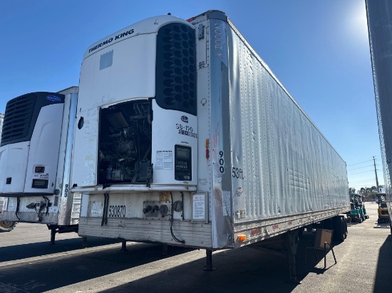 1997 UTILITY VS2 REEFER TRAILER VN:1UYVS2537VU897351 equipped with 65,000lb GVWR, tandem axle. Se...