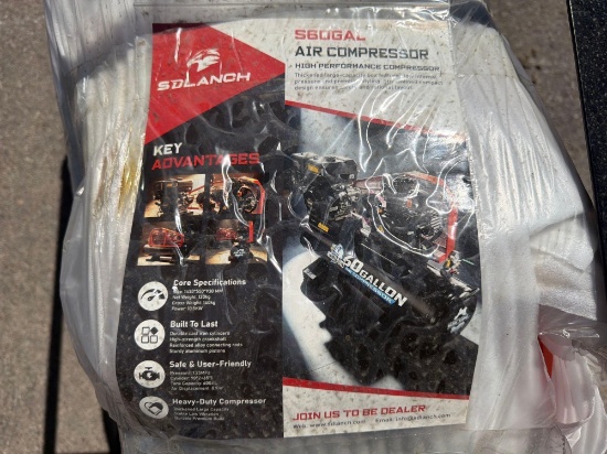 NEW SDLANCH AC60GAL AIR COMPRESSOR NEW SUPPORT EQUIPMENT