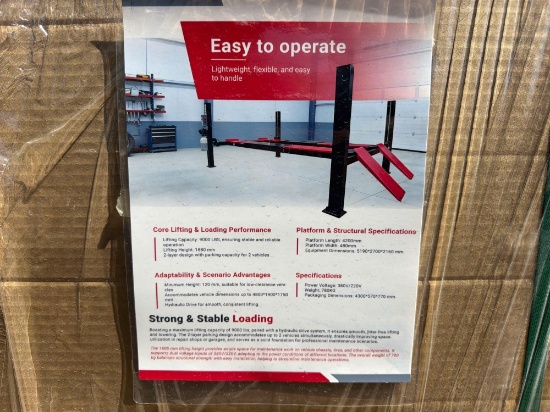 NEW SDLANCH FPPL FOUR POST CAR LIFT NEW SUPPORT EQUIPMENT
