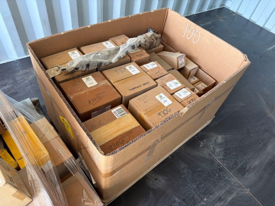 CRATE OF CAT 930G FILTERS SUPPORT EQUIPMENT