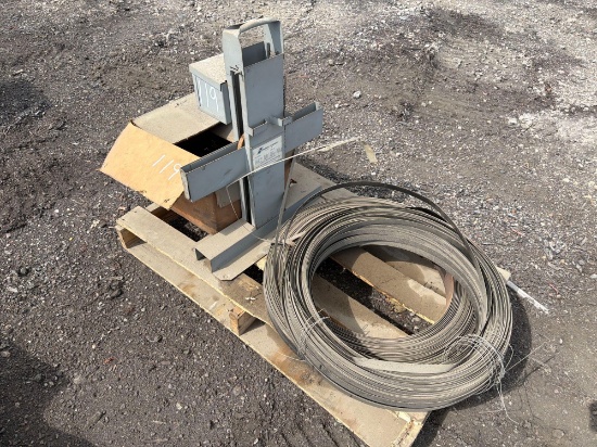 Gerard Mdl 400 Steel Binder Strapping Dispenser With Banding Tools & Banding Support Equipment