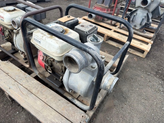 HONDA 3IN. TRASH PUMP, HONDA GAS ENGINE SUPPORT EQUIPMENT