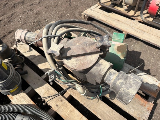 MYERS 20DM-5-3 CENTR-THRIFT CENTRIFUGAL PUMP WITH BALDOR 5 HP ELECTRIC MOTOR SUPPORT EQUIPMENT