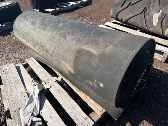 ROLL OF USED 54IN. CONVEYOR BELT CONVEYOR PART