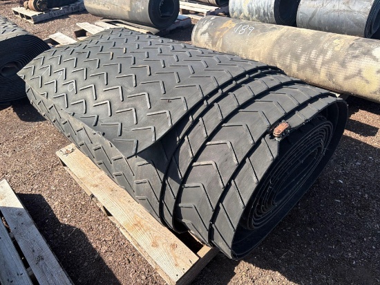 Roll Of Used 48in. Conveyor Belt Conveyor Part