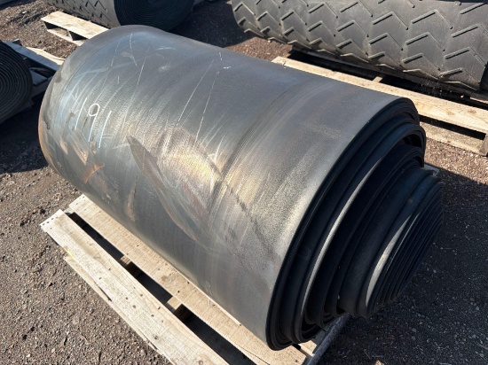 Roll Of Used 36in. Conveyor Belt Conveyor Part