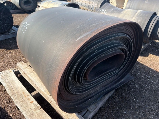 Roll Of Used 36in. Conveyor Belt Conveyor Part